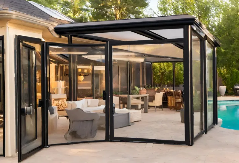 Outdoor room enclosure creating a seamless indoor-outdoor flow — Cronulla, NSW