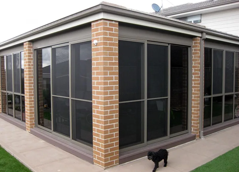 Alfresco enclosed with full-height glazing and framing — Wollongong, NSW