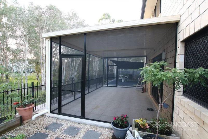 All-weather outdoor room with custom panels and walls — Camden, NSW