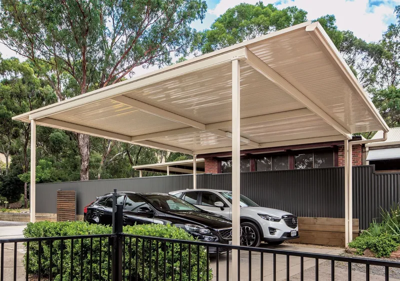 Custom carport matched to the home's existing architecture — Blacktown, NSW