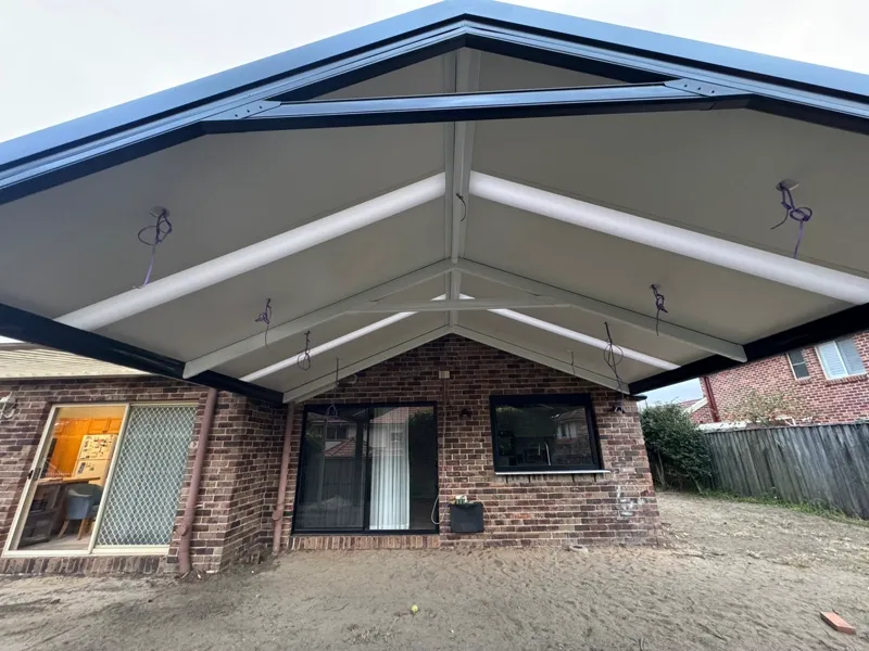 Insulated patio extending seamlessly from the home — Penrith, NSW