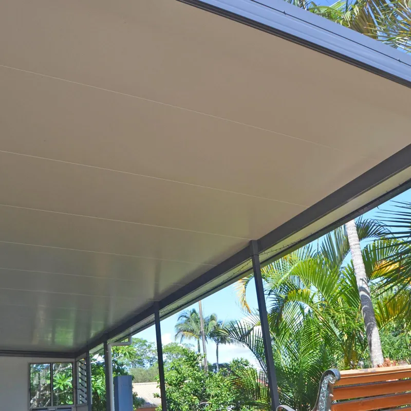 Insulated patio extending the living space outdoors — Lake Macquarie, NSW