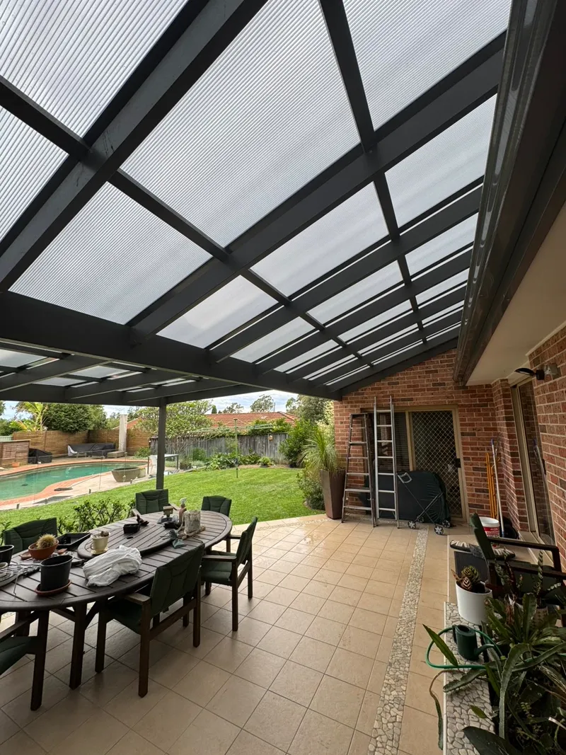 Polycarbonate Patios project video